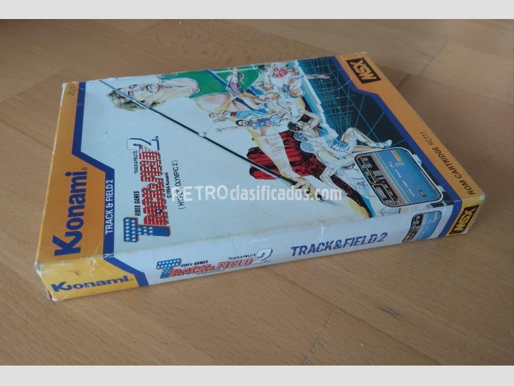 Caja juego MSX Track And Field 2 Konami 1984 3