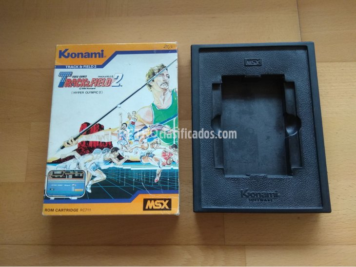Caja juego MSX Track And Field 2 Konami 1984 4