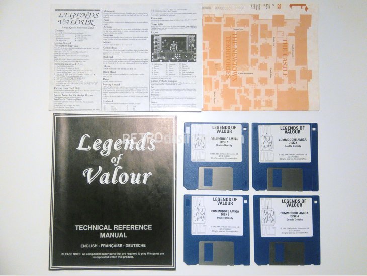 Legends of Valour Commodore Amiga 2