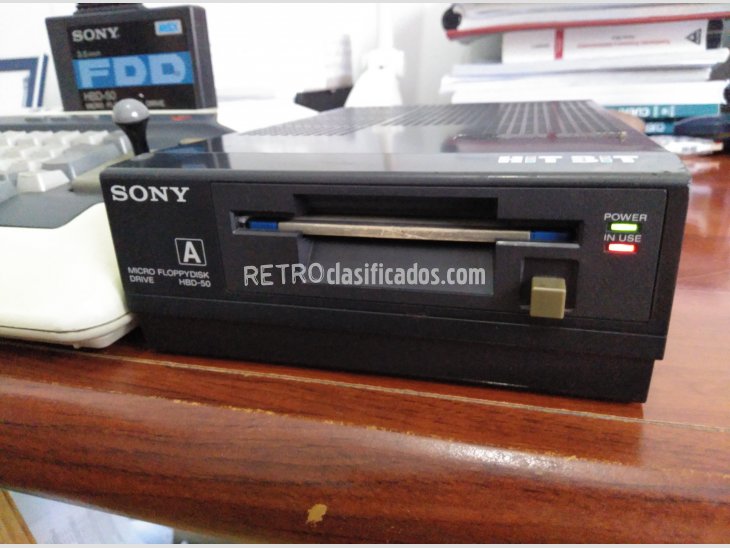 Sony MSX HB 201P y disquetera 2