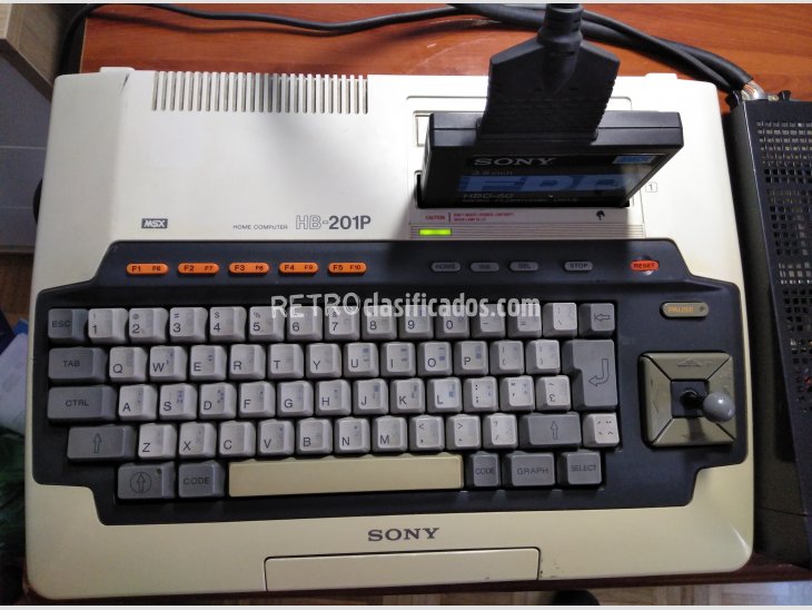 Sony MSX HB 201P y disquetera 3