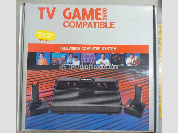 Consola para la TV con 256 juegos incorporados compatible At 1