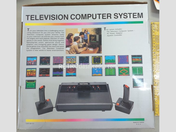 Consola para la TV con 256 juegos incorporados compatible At 2