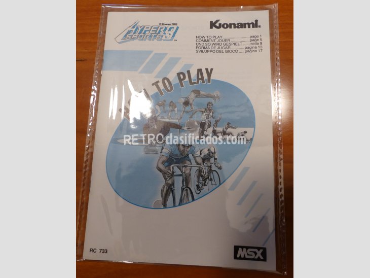 HYPER SPORTS 3 de Konami RC733 3