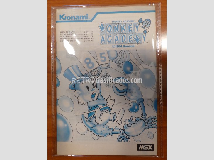 MONKEY ACADEMY de Konami RC702 3