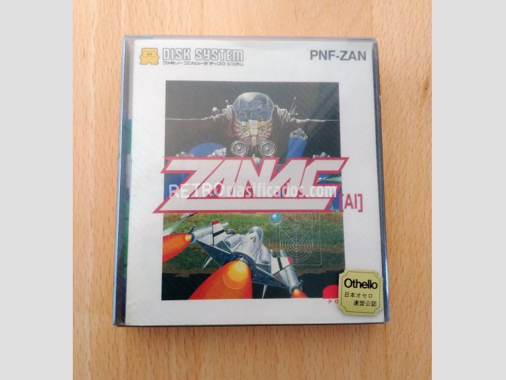 Juego Famicom Disk Zanac + Othelo 1