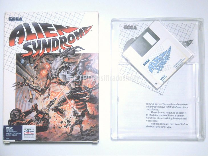 Alien Syndrome Commodore Amiga 2
