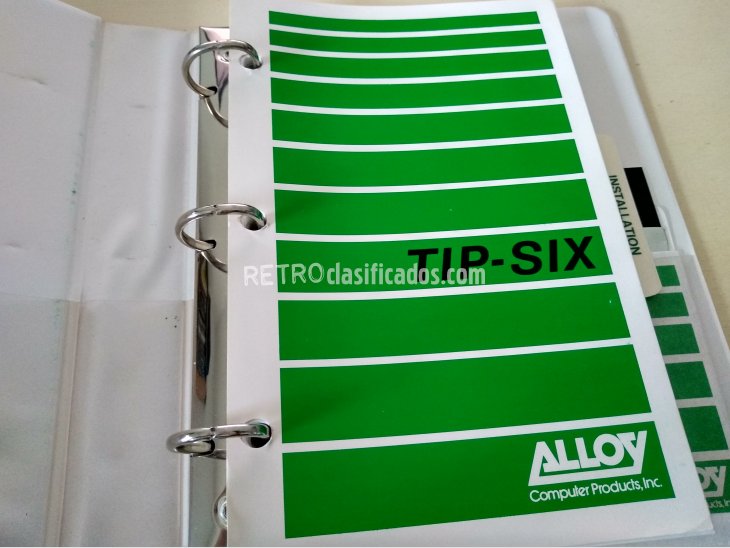 Alloy TIP-SIX Software + Manual 2