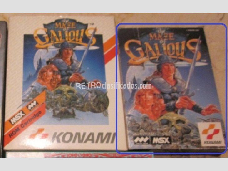 BUSCO The Maze OF Galious MSX Versión MINI BOX 2