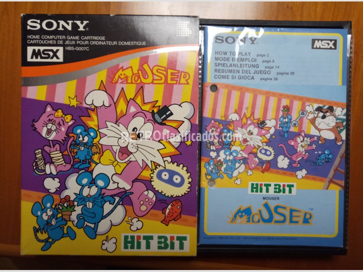Juego MSX Mouser HIT BIT de Sony 3