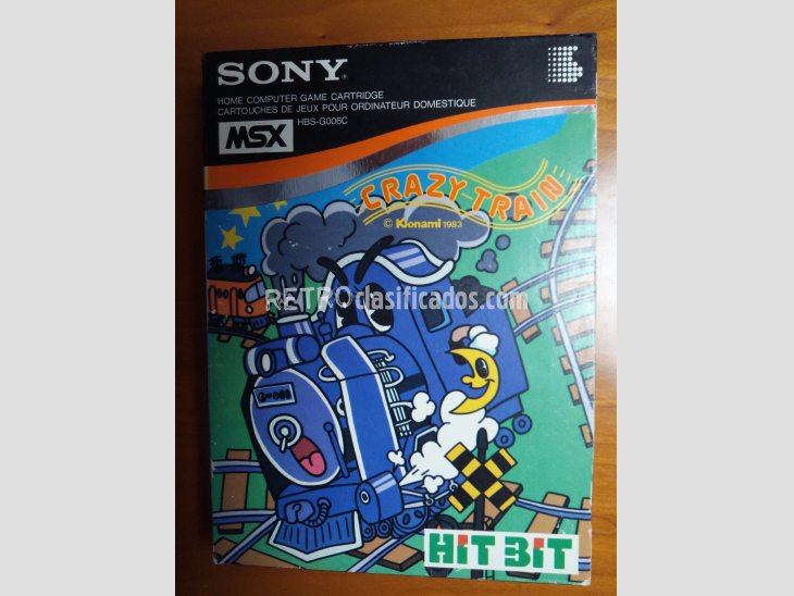 Juego MSX Crazy Train de Konami para HIT BIT de Sony 1