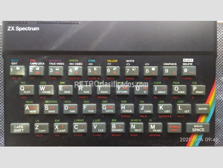 ZX SPECTRUM 48K CARA ORIGINAL, MANUAL. PERFECTO 2