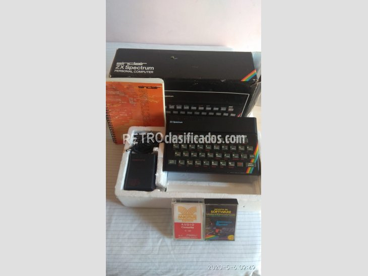 ZX SPECTRUM 48K CARA ORIGINAL, MANUAL. PERFECTO 3