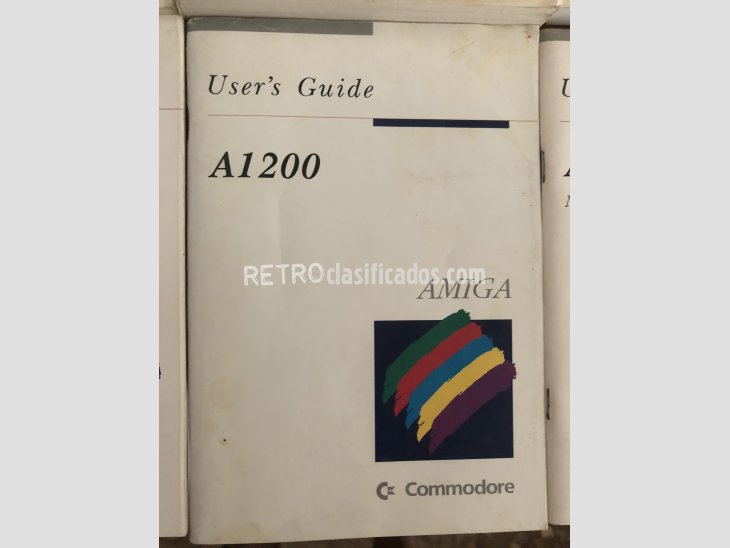 6x Libros Commodore Amiga AREXX DOS WORKBENCH AGA 3