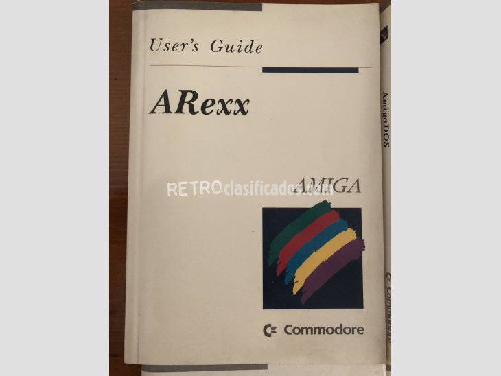 6x Libros Commodore Amiga AREXX DOS WORKBENCH AGA 5