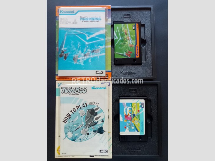 Lote Juegos MSX de Konami COMPLETOS 4