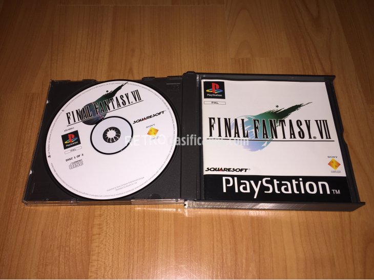 Final Fantasy VII juego original Pal España PSX 2