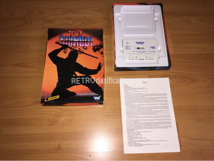 Shinobi juego original Spectrum 1