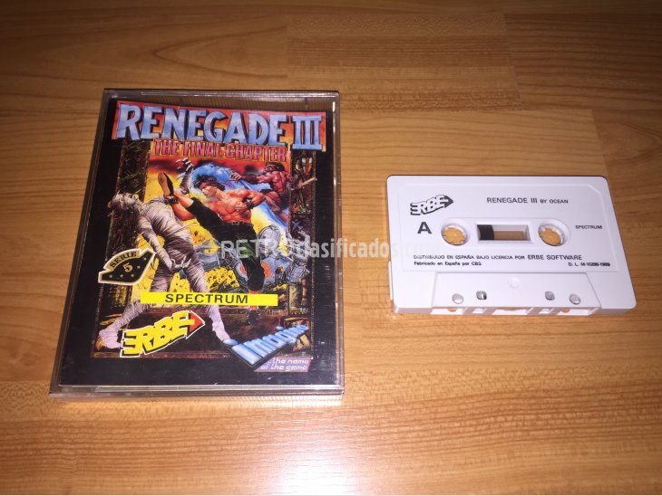 Renegade III juego original Spectrum 1