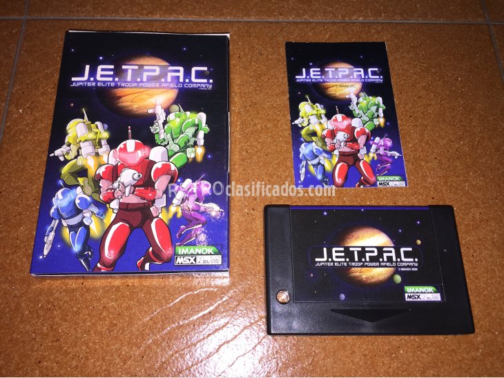 Jetpac juego original MSX 1