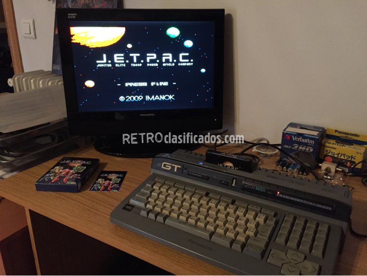 Jetpac juego original MSX 2