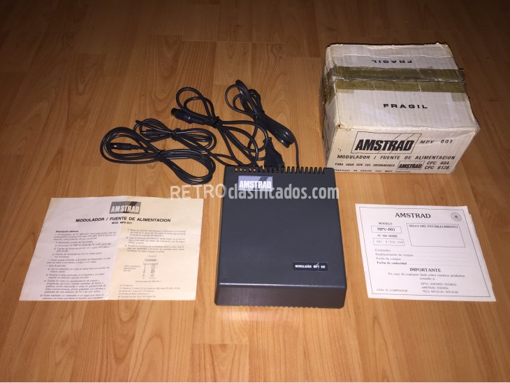 Modulador y Fuente Amstrad MPV 001 para CPC 464 y 6128 1