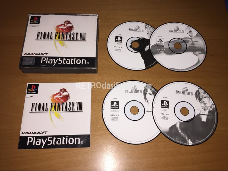 Final Fantasy VIII original Pal España PSX 1