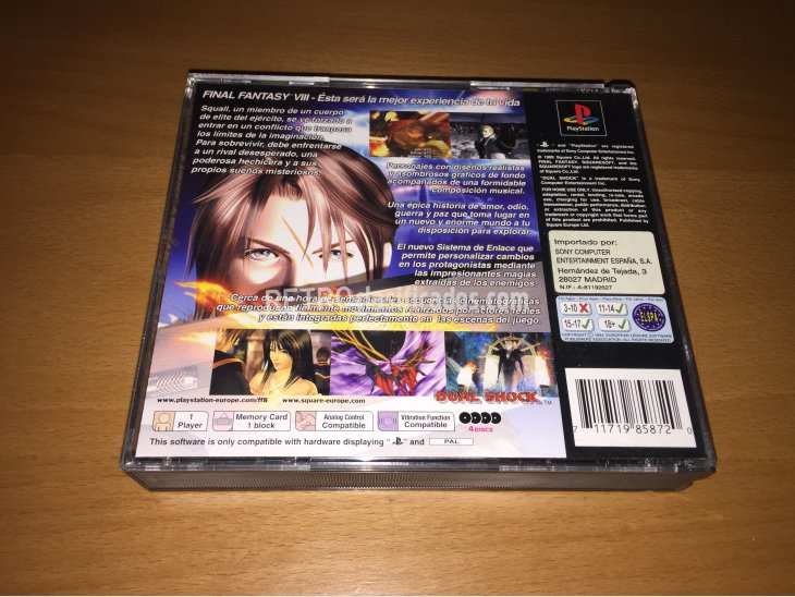 Final Fantasy VIII original Pal España PSX 3