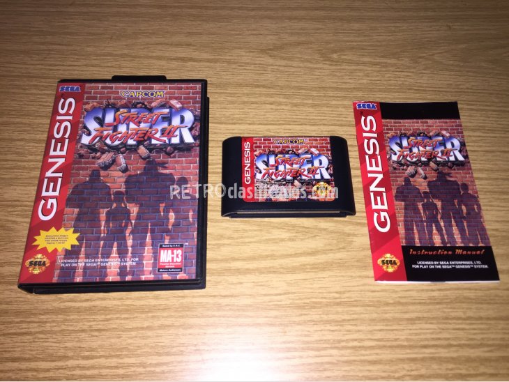 Super Street Fighter 2 Mega Drive Genesis 1