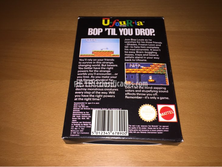 Ufouria juego original Nintendo NES 4