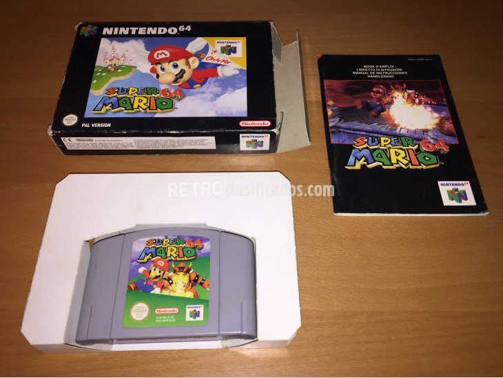 Super Mario 64 juego original Nintendo 64 1