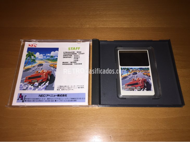 Out Run juego original PC-Engine 2