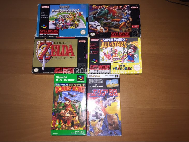 Juegos originales completos Super Nintendo 1