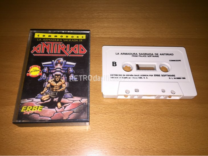 La Armadura Sagrada de Antiriad Commodore 64 1