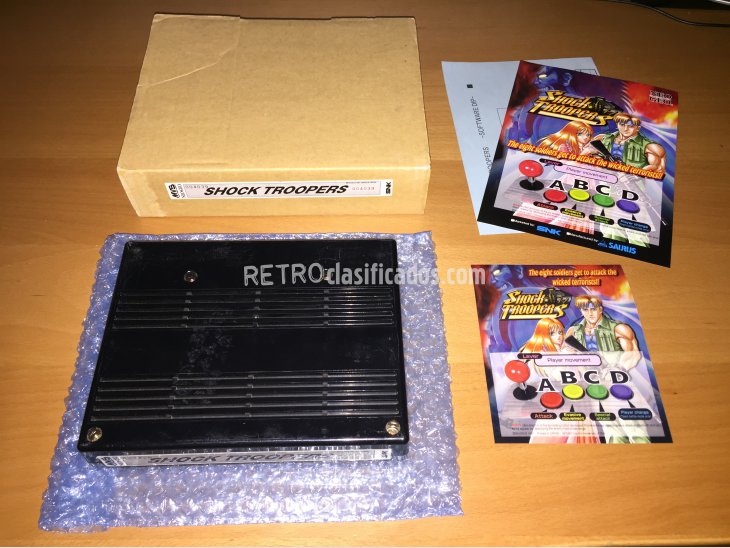 Shock Troopers juego original MVS Neo Geo 1