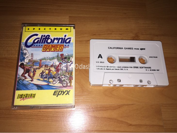 California Games juego original Spectrum 1