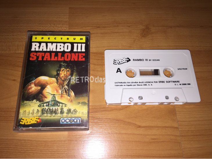 Rambo III juego original Spectrum 1