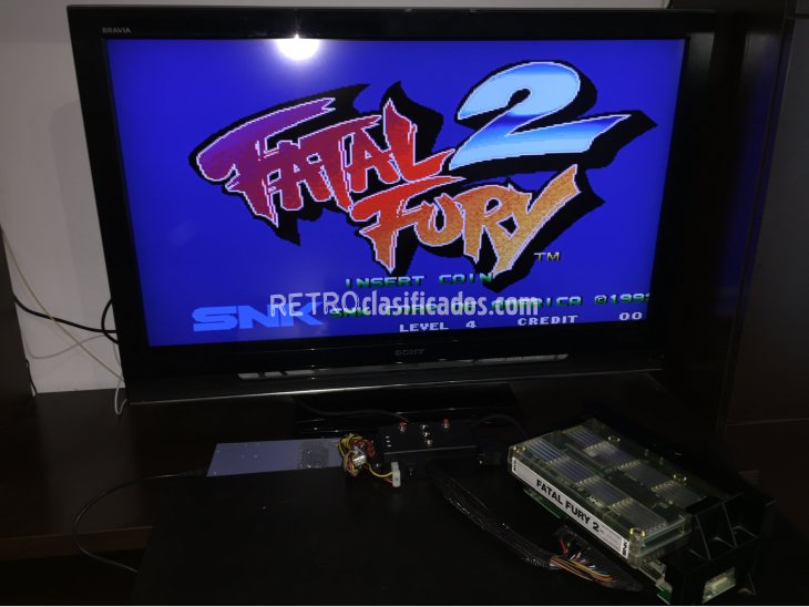 Fatal Fury 2 juego original MVS Neo Geo 4