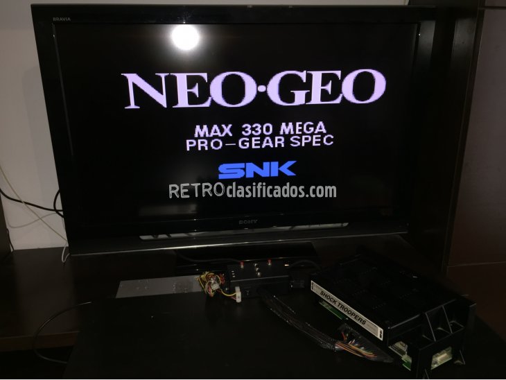 Shock Troopers juego original MVS Neo Geo 3
