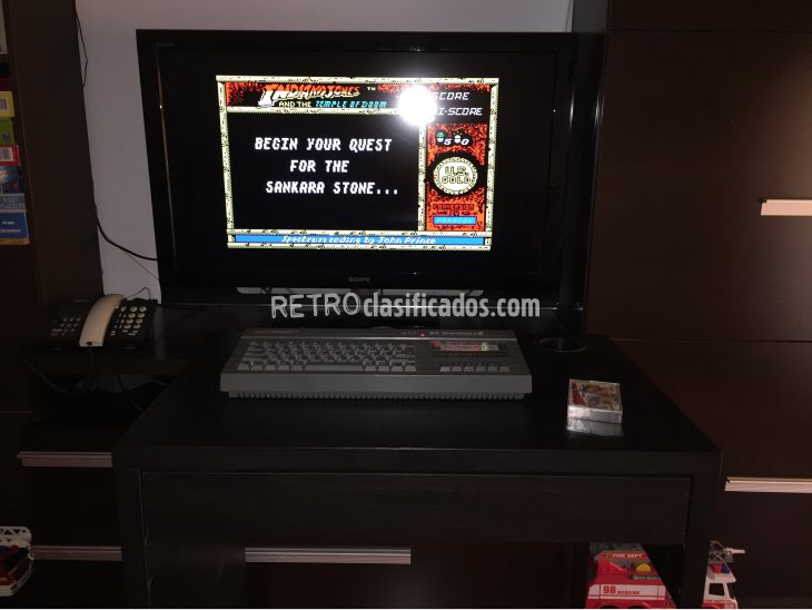 Indiana Jones y el Templo Maldito juego original Spectrum 2