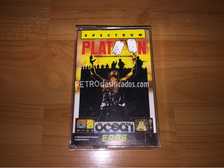 Platoon juego original Spectrum 3