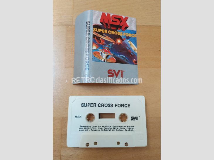 Juego MSX Super Cross Force Spectravideo 3