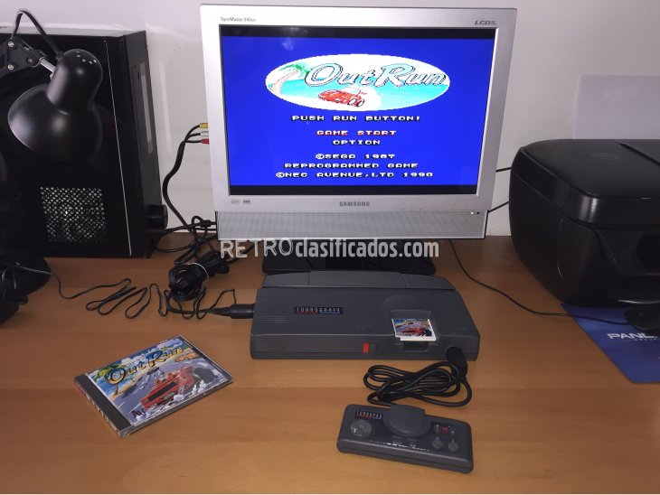 Out Run juego original PC-Engine 5