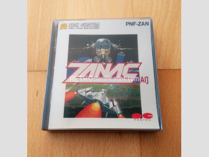 Juego Zanac NES Famicom Nintendo Disk Precintado 1