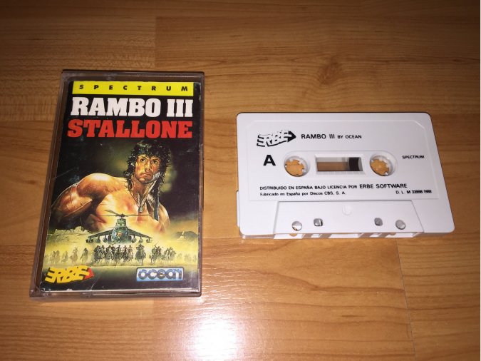 Rambo III juego original Spectrum