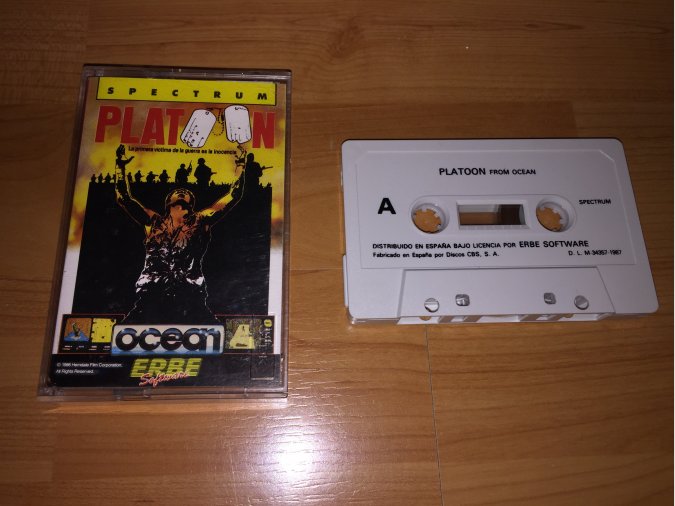 Platoon juego original Spectrum