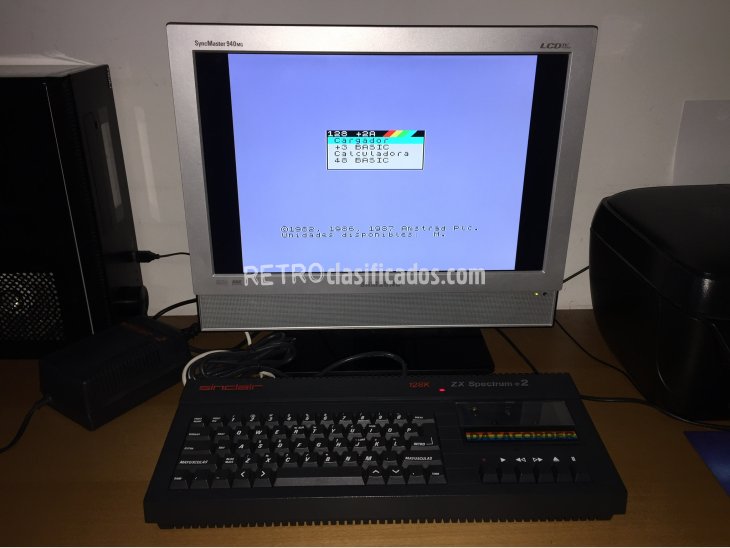 ZX Spectrum +2A 128K Ordenador original completo 1
