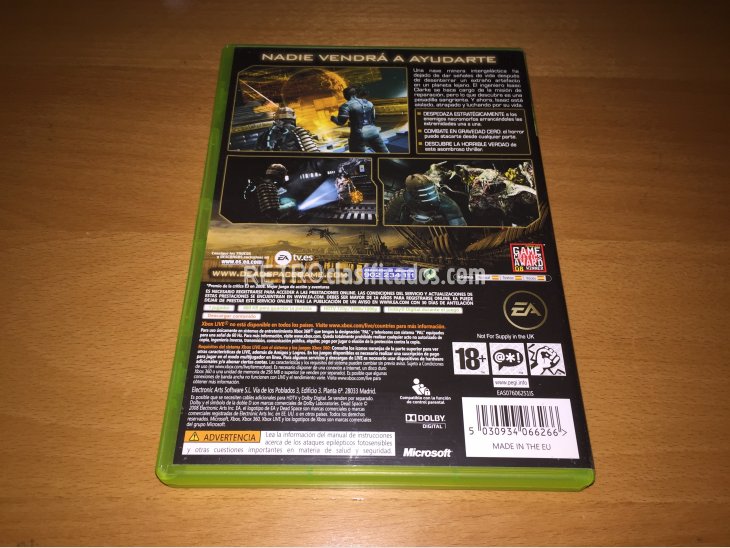 Dead Space juego original XBox 360 5