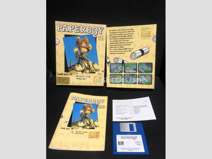 Juego Commodore Amiga PaperBoy 2
