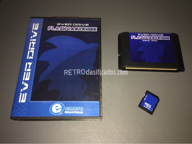 Everdrive Mega Drive completo original krikzz 1